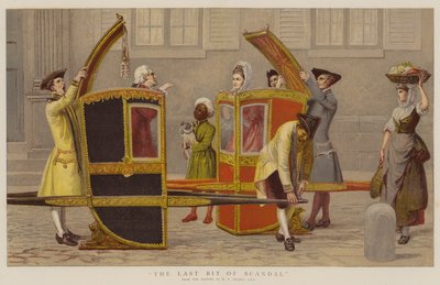Den sidste bid af skandalen (chromolitho) af William Frederick Yeames